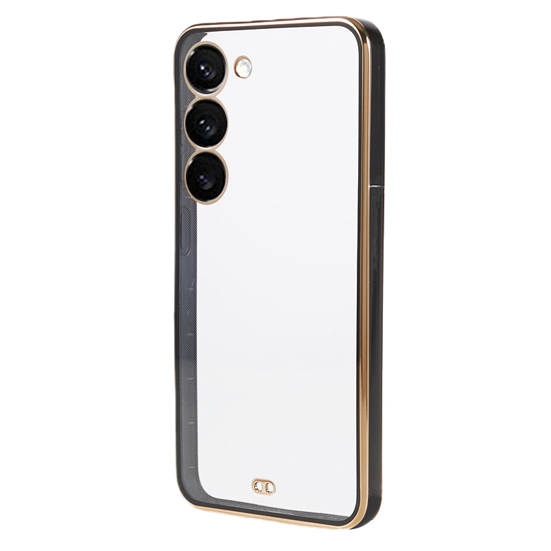 For Samsung Galaxy S23 Dual Color Electroplating Phone Case Soft TPU Phone Cover For Samsung Galaxy S23 Dual Color Electroplating Phone Case Soft TPU Phone Cover
